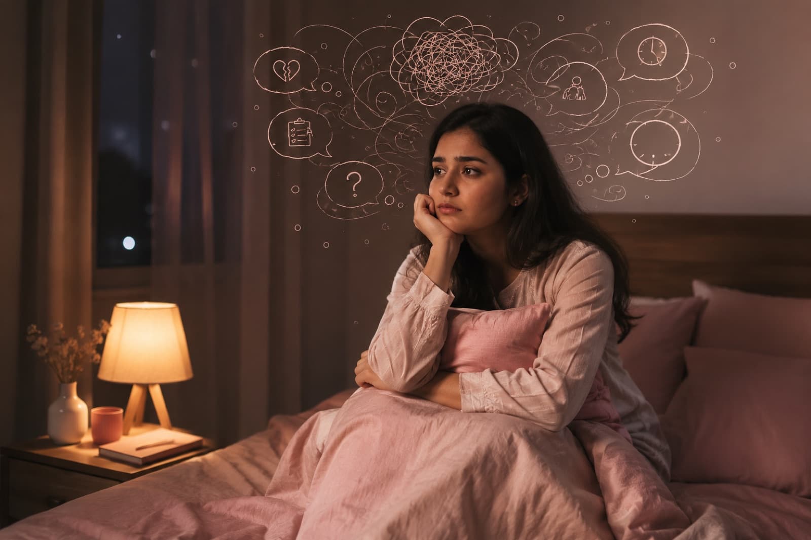 Why does my mind get louder at night?